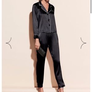 NWT Fleur du mal silk pajamas size XS